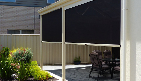 all weather exterior pvc roll up sun shade