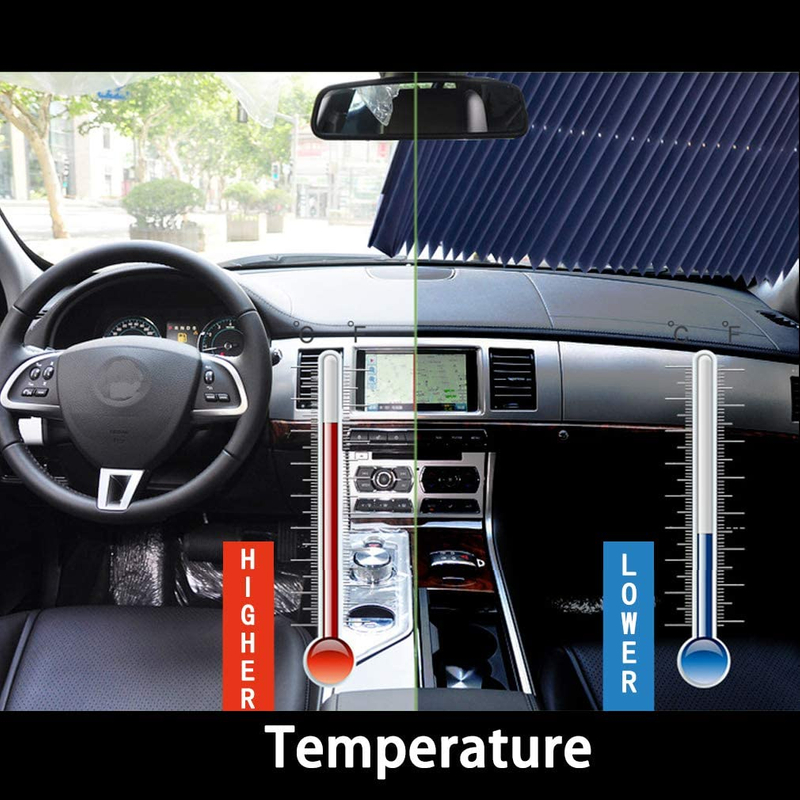 Retractable Windshield Sun Shade for Car