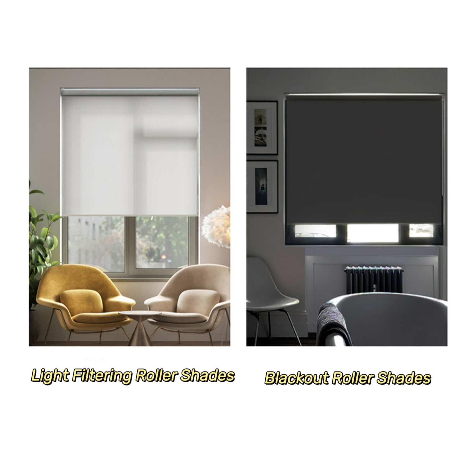 Blockout Roller Blinds For Home Office Hotel Commercial Building