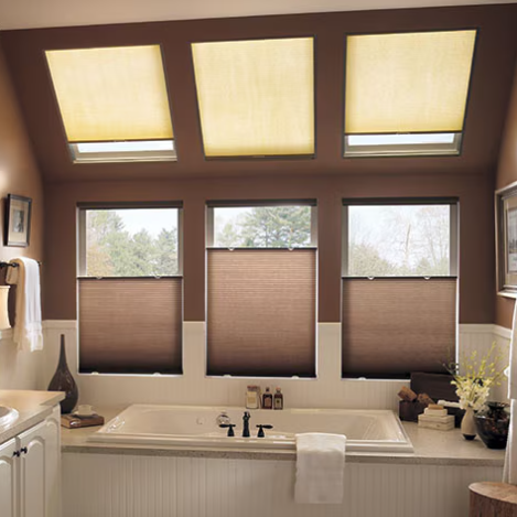 motorized skylight cellular shades