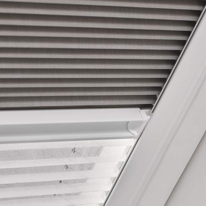 motorized pleated blinds for skylights