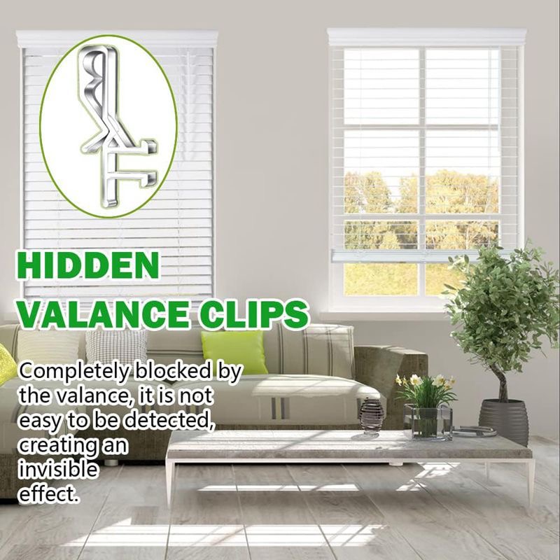 Valance Clips on Blinds
