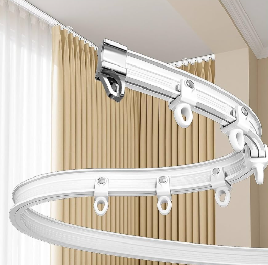 curved curtain rail