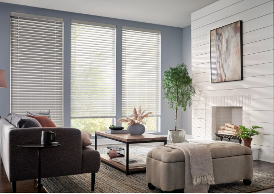 2 inch mini faux wood blinds