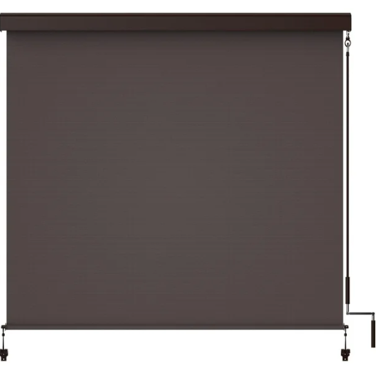 10' x 8' outdoor crank operated roller shade Features & Benefits