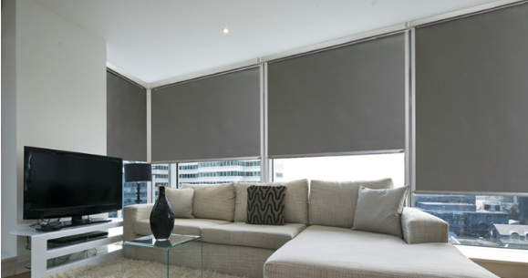 blackout roller shades with side tracks