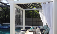 Aluminum Adjustable Louvered Pergola And Patio Cover