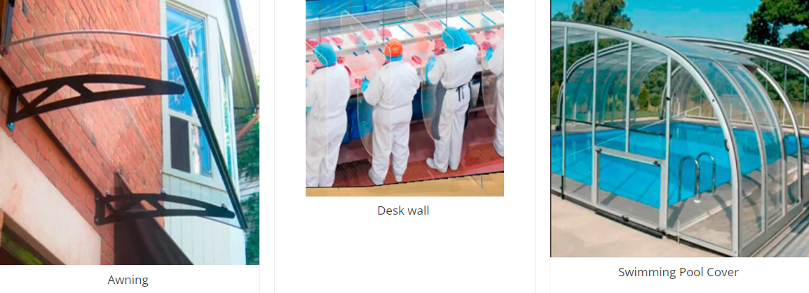 Solid Polycarbonate Sheet for poor cover
