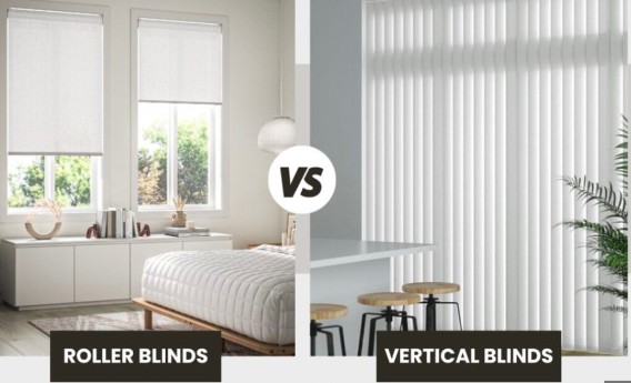 What's The Difference between Roller Blinds And Vertical Blinds?