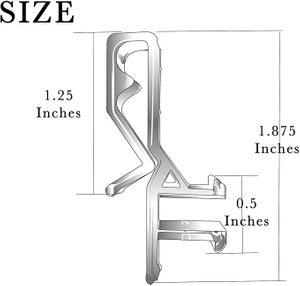 C Valance Clips for Blinds