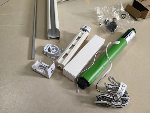 Motorized Roman Shade Fitting Kit Components Remote Control Roman Blind Kit