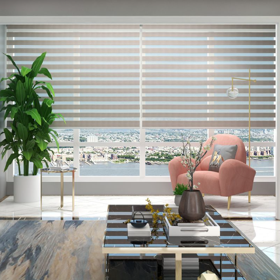Customized Zebra Blinds With Motor