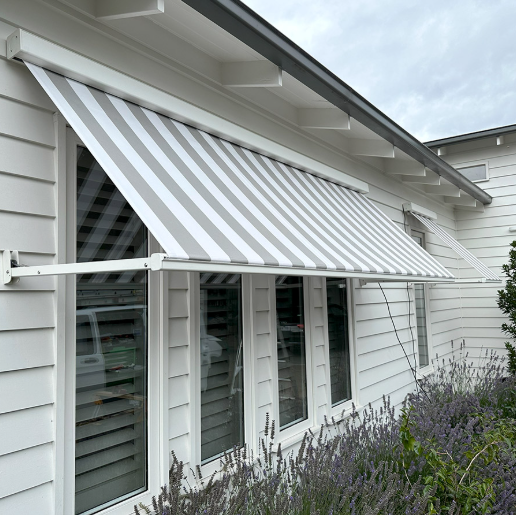 outdoor canvas roll up shades
