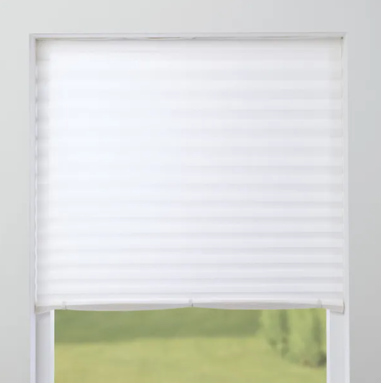 white paper blinds