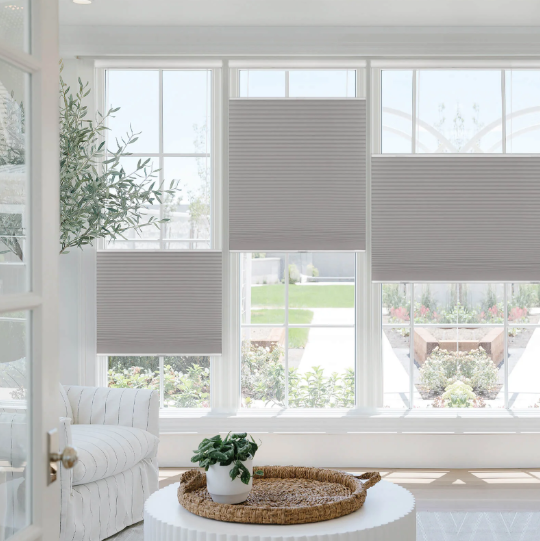 Cordless TDBU widnow shades
