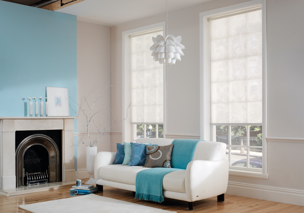 Spring Roller Shades for Casement Windows