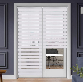 Roman Shades for French Doors