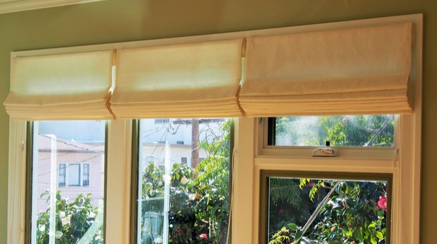 Outside Mount Roman Shades