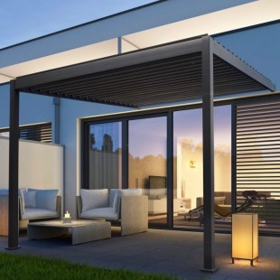 16' x 16' Pergola Kit Attached to House