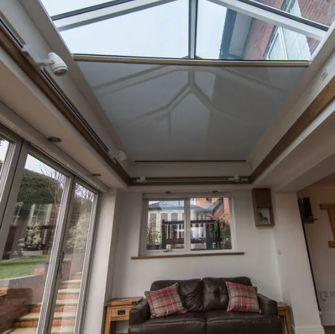 indoor mount roller shades for skylights