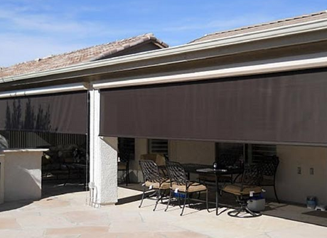 12 Ft Wide Outdoor Roll Up Shade