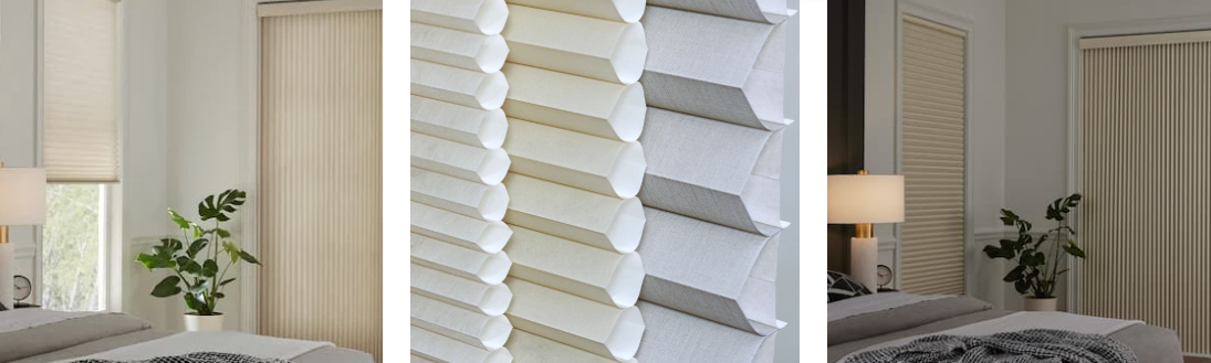3 Types of Cell Sizes for Vertical cellular blinds