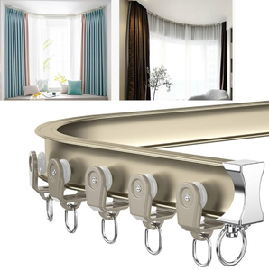 curved curtain track