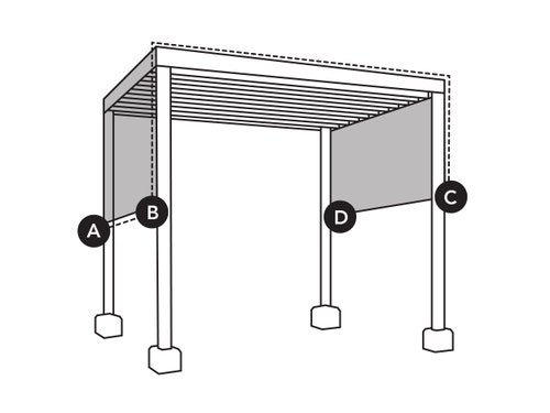 custom size outdoor screen
