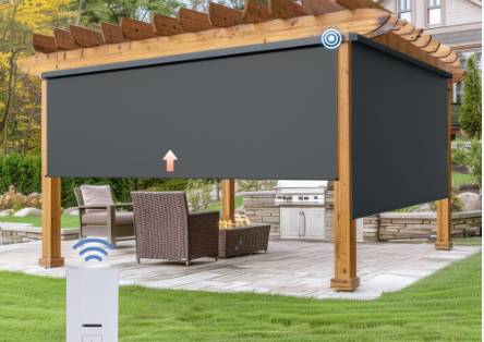 Motorized Outdoor Roller Shades