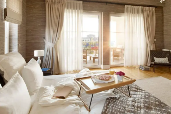 double panels curtains