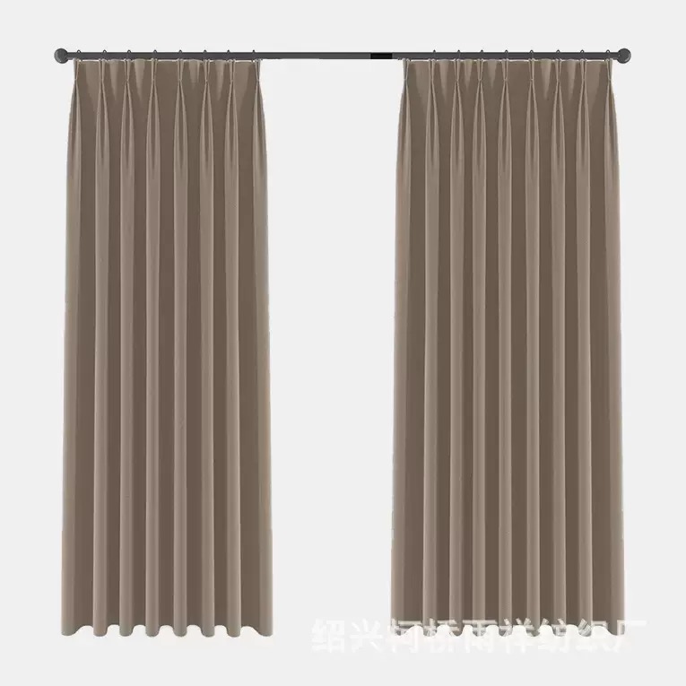 Single pinch pleated curtains