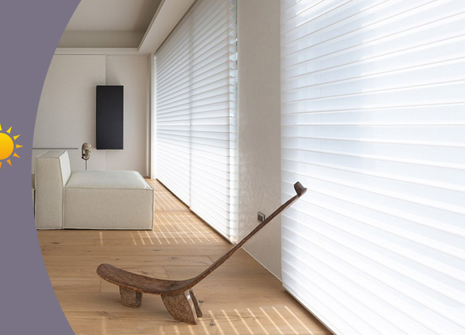Horizontal Blinds for Sliding Doors