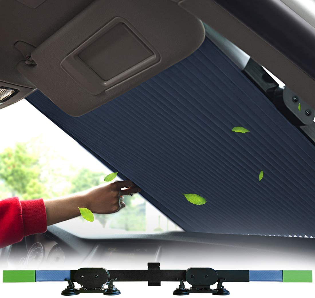 Retractable Windshield Sun Shade for Car