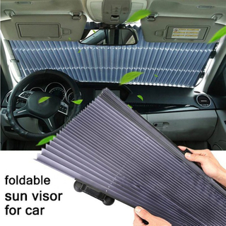 Accordion Style Retractable Sun Shade