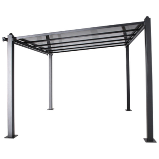Aluminum Pergola with Polycarbonate Roof