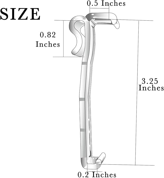 C Valance Clips for Blinds