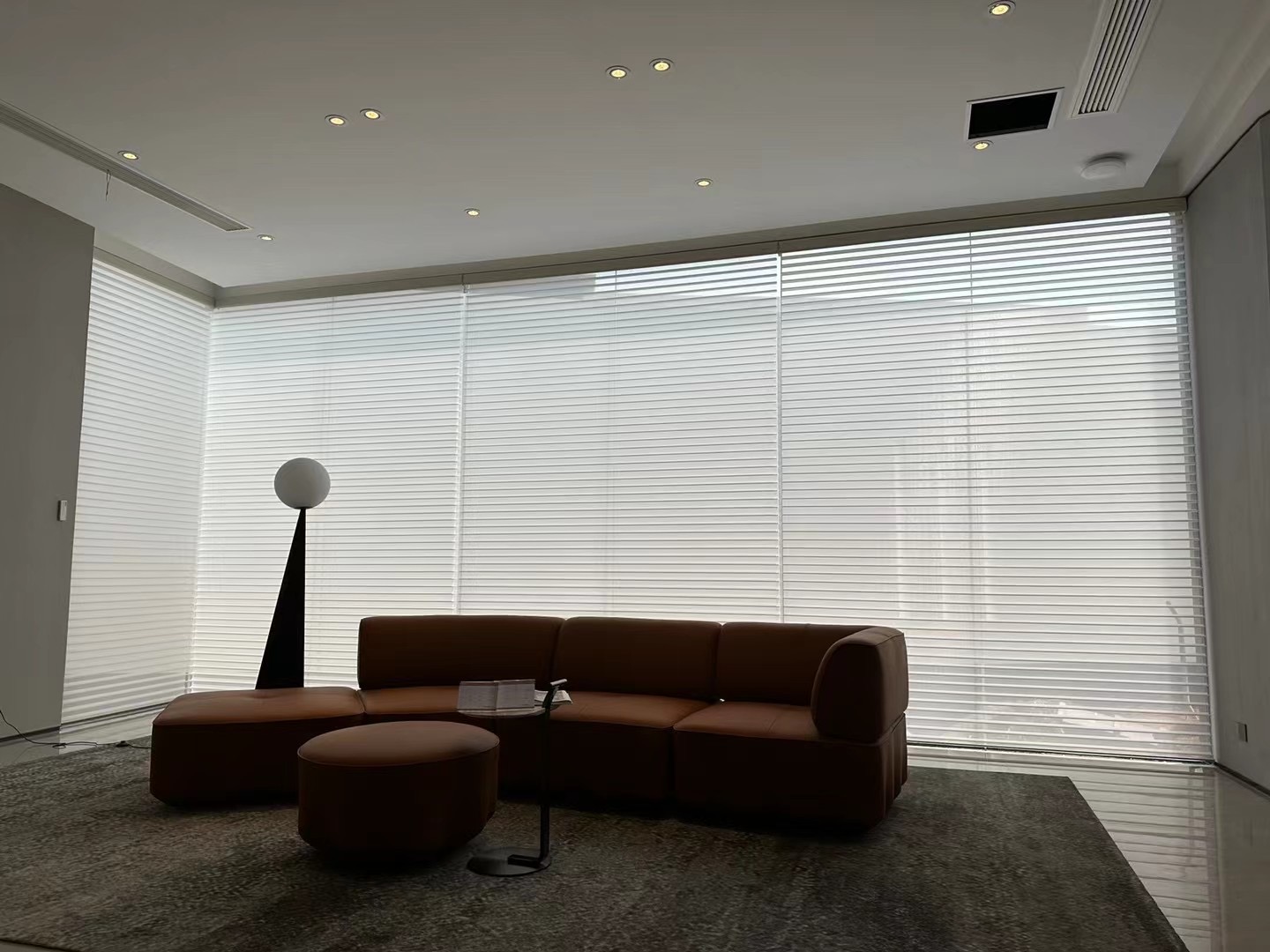 living room shangrila blinds