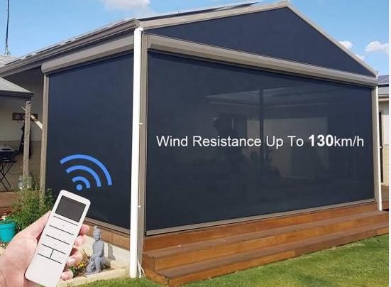 Wind-Resistant Outdoor Roller Shades