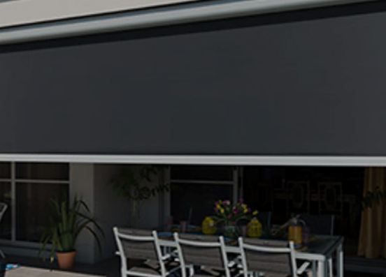 Blackout Outdoor Roller Shades