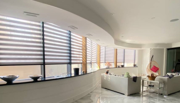 Zebra Blinds for Short Wide Windows