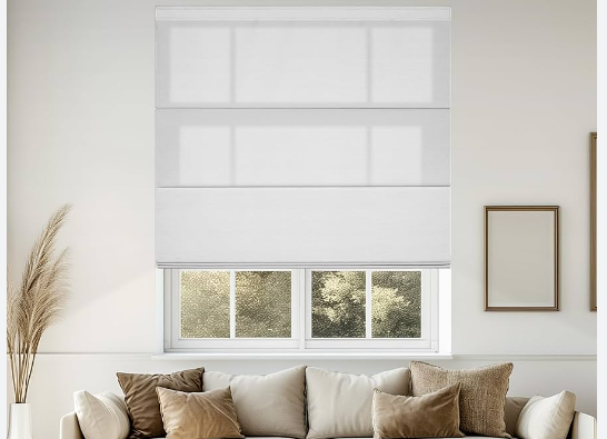 70x34 Light Filtering Roman Blinds