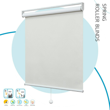 Spring Roller Shade For Horizontal Window