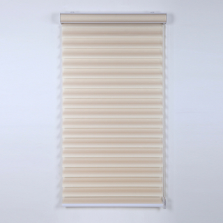100% Polyester Light Filtering Window Blinds Triple Blinds