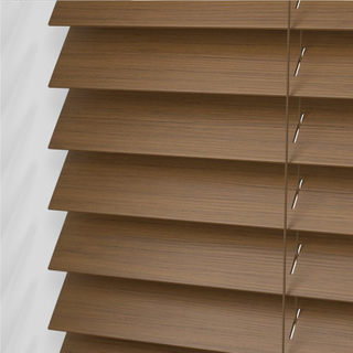 Double Rope Faux Wood Venetian Blind Horizontal Window