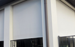 Blackout Roller Shades with Side Tracks 