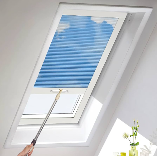 Light Blocking Cellular Shades for Skylights