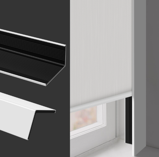 L Shaped Aluminum Light Blocker Strips​ for Window Blinds