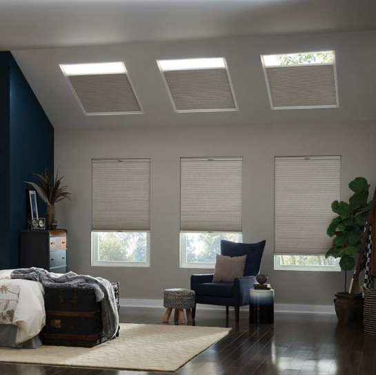 Blackout Skylight Shades with Side Channels