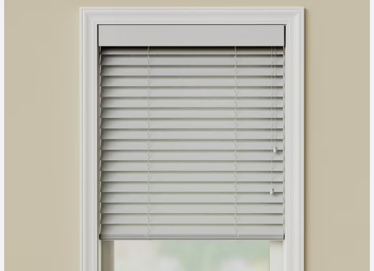 Corded Faux Wood Blinds