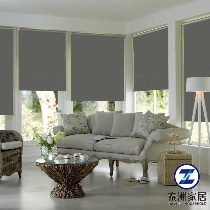 Manual Roller Shade with cassette and side track